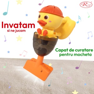 Jucarie aspirator vertical cu 3 functii pentru copii