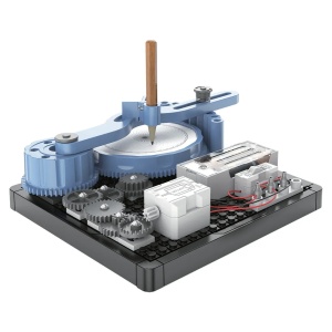 Kit STEM Spirograf electric cu angrenaje si desen automat – 48 modele - Img 4