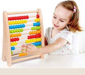 Numaratoare abac din lemn cu 10 randuri, Abacus frame