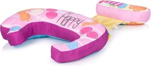 Perna multifunctionala 5 in 1 pentru bebelusi, cu jucarii senzoriale, pentru tummy time, alaptare si sprijin in sezut, roz - Img 4