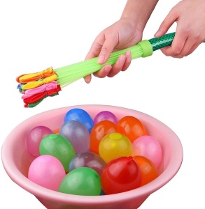 Set 111 baloane cu apa, injector apa, latex/plastic, multicolor