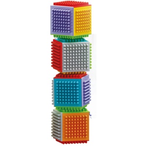 Set 32 piese senzoriale de constructie, interconectabile, Melody