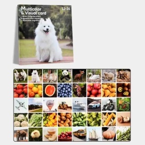 Set 40 imagini stimulare cognitiva copii si bebelusi - carduri ilustrate - 1-3 ani