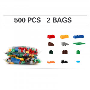 Set 500 cuburi tip lego de construit