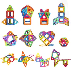 Set de Constructie Magnetic Tiles, 12 piese