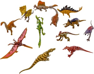 Set educativ cu figurine si proiector pentru copii - Dinozauri - Img 2
