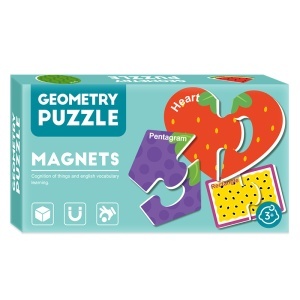 Set puzzle magnetic cu 30 piese - Fructe