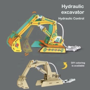 Set STEM educativ 4 in 1 - Mecanisme hidraulice