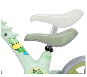 Tricicleta 3 in 1 pentru copii, transformabila, pedale detasabile, reglabila, roti ajutatoare - Unicorn verde - Img 6