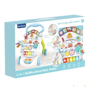 Antepremergator 3 in 1 multifunctional, Kids Melody, Albastru