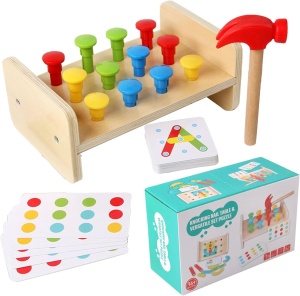 Banc de lucru 2 in 1 cu ciocanel si sabloane