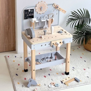 Banc de scule din lemn cu accesorii incluse, Kabi