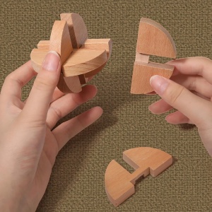 Joc de logica si inteligenta tip puzzle 3D pentru copii si adulti
