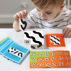 Joc de logica si memorie cuburi grafice de construit - Img 2