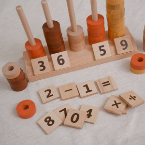 Joc educativ din lemn, Calcule si operatiuni matematice