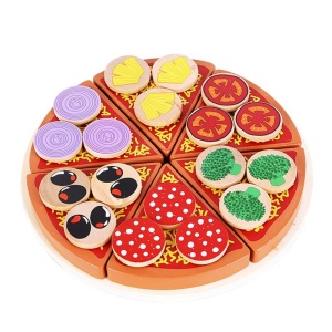 Joc educativ din lemn, feliator pizza - Img 2