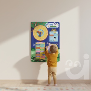 Joc educativ in limba romana cu activitati zilnice - Micul meu calendar