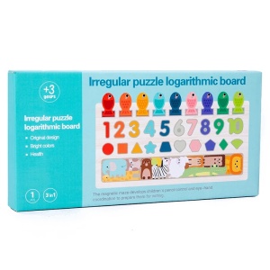 Joc logaritmic 4 in 1, Cifre, forme, pescuit si animalute