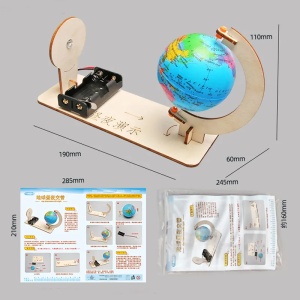 Joc STEM educativ – Model DIY rotatia Pamantului zi si noapte - Img 5