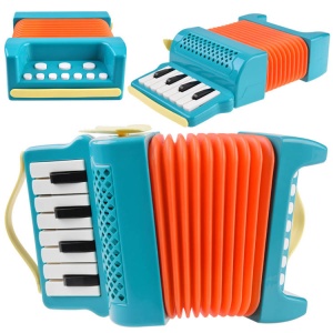 Jucarie muzicala acordeon 8 clape si butoane de control