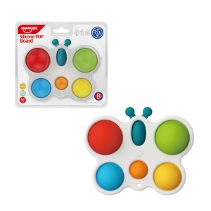 Jucarie Pop-it senzoriala pentru bebelusi, Fluture