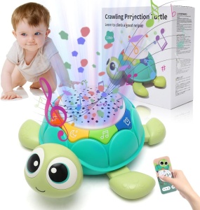 Lampa de veghe 5 in 1 cu proiectii, telecomanda, functie de mers - Broscuta