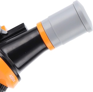 Microscop pentru copii, STEM, marire pana la 1200x - Portocaliu