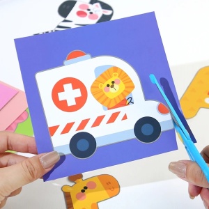 Set 40 carduri pentru decupaj si activitati creative, Diferite elemente