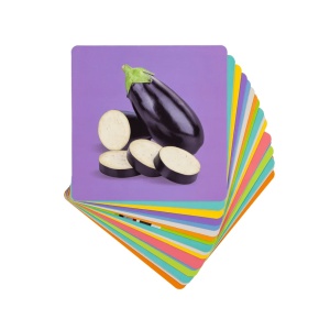 Set 40 imagini stimulare vizuala, cognitiva si senzoriala bebelusi, carduri color cu imagini, 1-3 ani