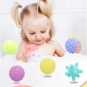 Set 6 mingiute senzoriale moi pentru bebelusi, Forme si texturi diferite