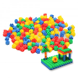 Set de constructie educational, 100 piese