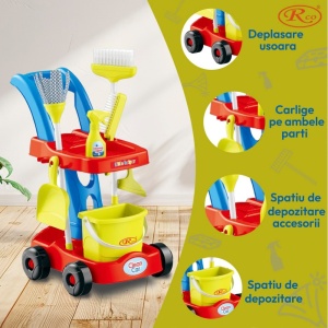 Set de curatenie cu 11 piese pentru copii - Img 2