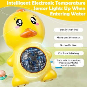 Termometru electronic pentru baita, rezistent la apa, plutitor, 3 trepte temperatura, Ratusca