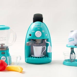 Aparat de cafea cu lumini, sunete si accesorii