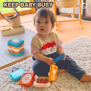 Busy cube pliabil cu 8 activitati
