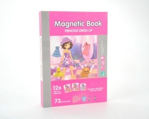 Carte magnetica puzzle pentru copii – Lumea printeselor