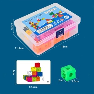 Cuburi de construit cu 60 piese - Magic square