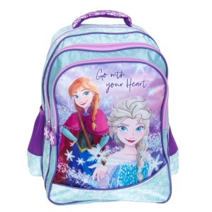 Ghiozdan cu 3 compartimente, Disney Frozen