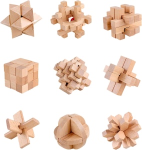 Joc de logica si inteligenta tip puzzle 3D pentru copii si adulti