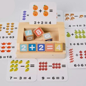 Joc educativ de matematica simpla, Cuburi