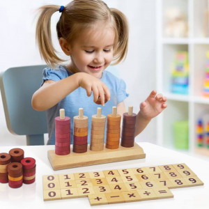 Joc educativ din lemn, Calcule si operatiuni matematice