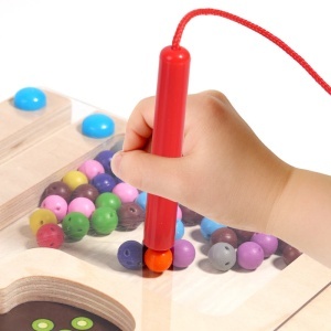 Joc educativ logaritmic 5 in 1, labirint, asociere culori, litere si cifre