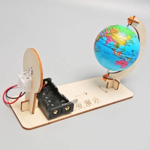 Joc STEM educativ – Model DIY rotatia Pamantului zi si noapte - Img 2