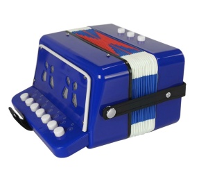 Jucarie muzicala acordeon cu butoane pentru copii