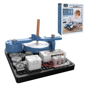 Kit STEM Spirograf electric cu angrenaje si desen automat – 48 modele - Img 8