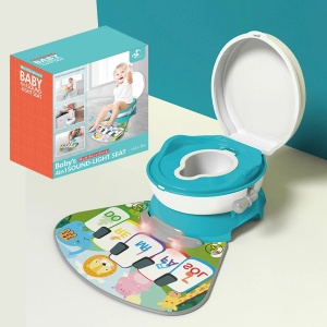 Olita 4 in 1 cu covoras muzical, Verde