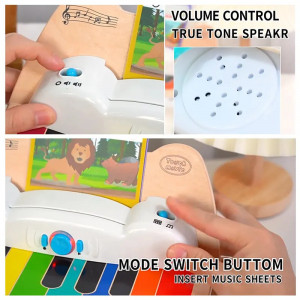 Pian tactil din lemn pentru copii, Magic Touch Piano