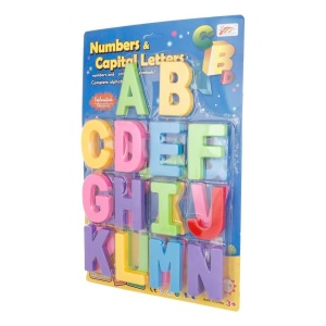 Set 26 litere magnetice mari din plastic, 8 cm