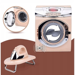 Set de joaca masina de spalat cu fier de calcat, masa si accesorii