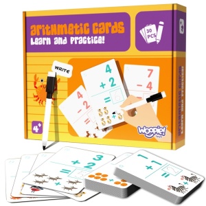 Set educativ exersare calcule cu 30 de planse reutilizabile